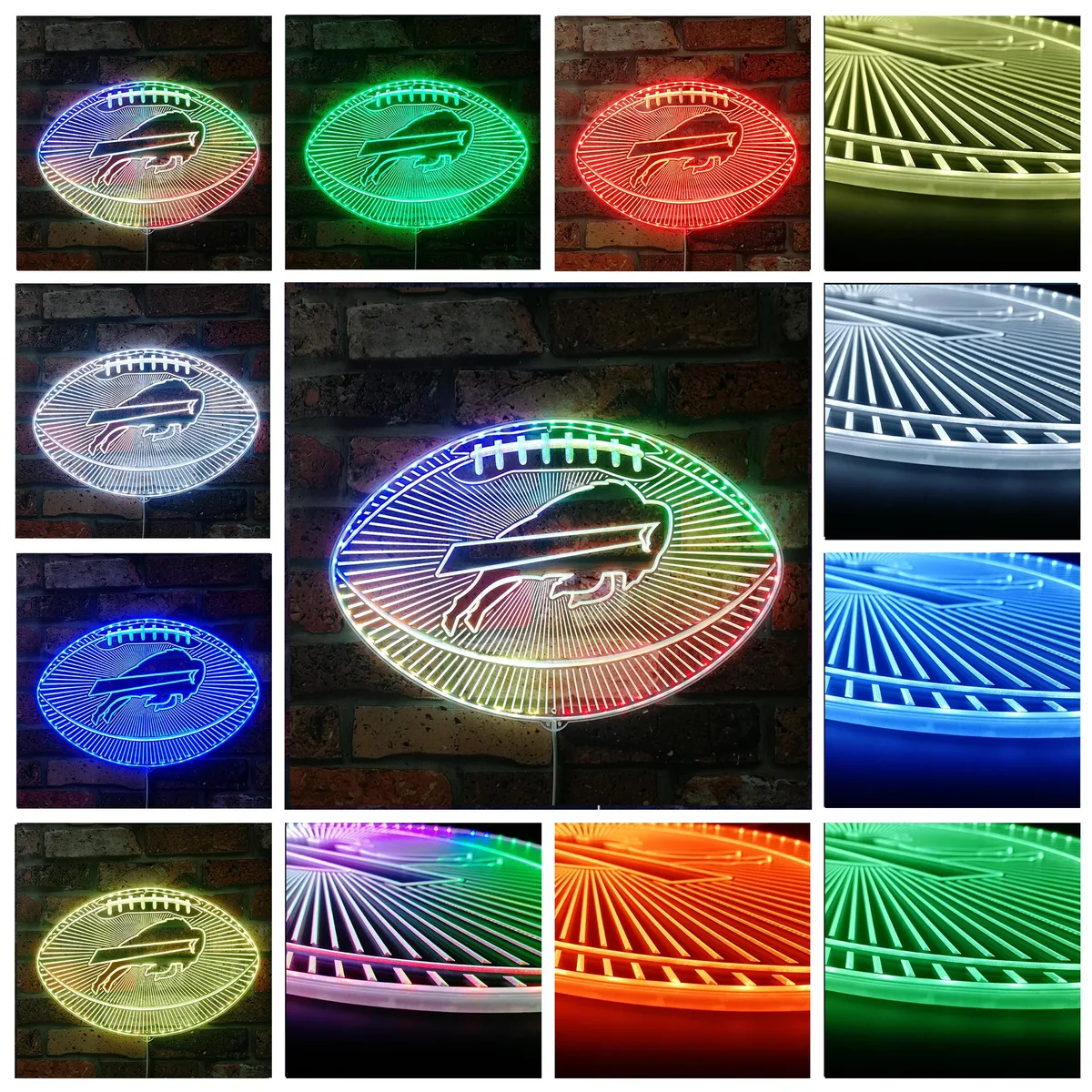 Buffalo Bills Football RGB LED Sign