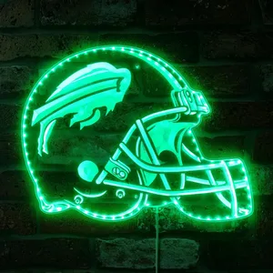 Buffalo Bills Helmet RGB LED Sign