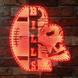 Buffalo Bills Logo RGB LED Sign