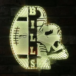 Buffalo Bills Logo RGB LED Sign