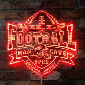 Buffalo Bills Man Cave RGB LED Sign
