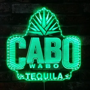 Cabo Wabo Tequila Logo RGB LED Sign