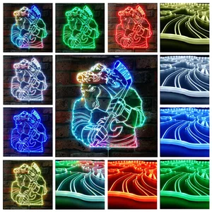 Calgary Flames Bardown RGB LED Sign