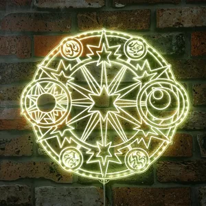 Cardcaptor Sakura Tarot Logo RGB LED Sign