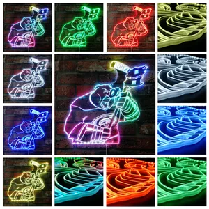 Carolina Hurricanes Bardown RGB LED Sign