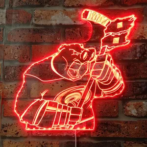 Carolina Hurricanes Bardown RGB LED Sign