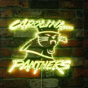 Carolina Panthers Logo RGB LED Sign