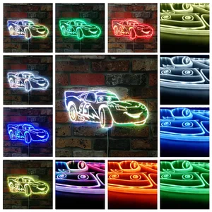 Cars Lightning McQueen RGB LED Sign