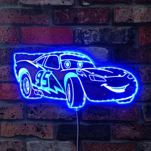 Cars Lightning McQueen RGB LED Sign