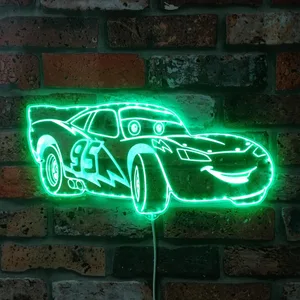 Cars Lightning McQueen RGB LED Sign