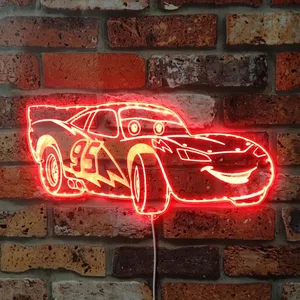 Cars Lightning McQueen RGB LED Sign