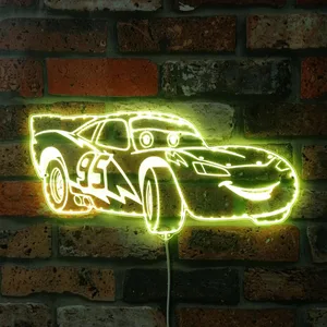 Cars Lightning McQueen RGB LED Sign