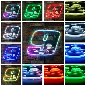 Chase Elliott #9 Signed Number RGB LED Sign