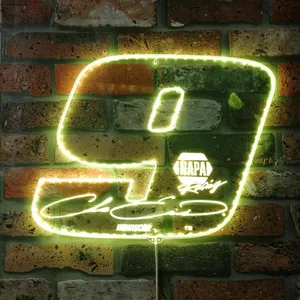 Chase Elliott #9 Signed Number RGB LED Sign