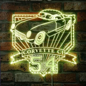 Chevrolet 1954 Corvette C1 RGB LED Sign