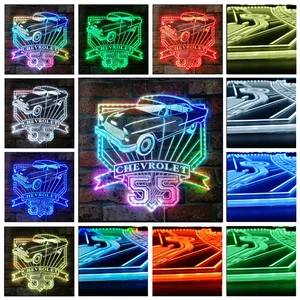 Chevrolet 1955 Bel Air Coupe RGB LED Sign