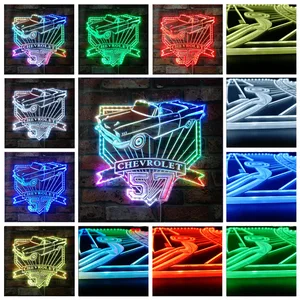 Chevrolet 1957 Bel Air Convertible RGB LED Sign