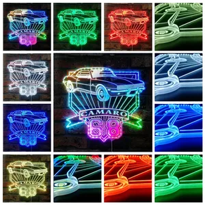 Chevrolet 1968 Camaro RGB LED Sign