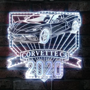 Chevrolet 2020 Corvette C8 Stingray RGB LED Sign