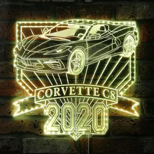 Chevrolet 2020 Corvette C8 Stingray RGB LED Sign