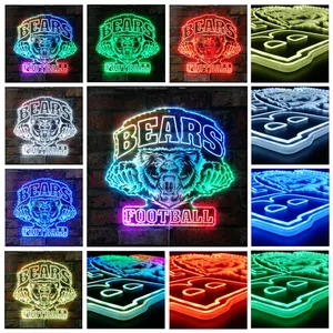Chicago Bears Bears Football RGB LED Sign