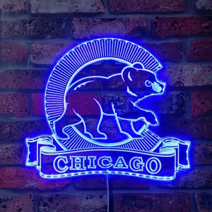 Chicago Bears Logo RGB LED Sign
