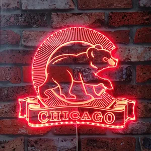 Chicago Bears Logo RGB LED Sign