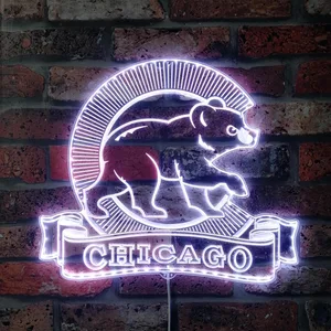 Chicago Bears Logo RGB LED Sign