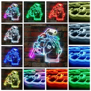 Chicago Blackhawks Bardown RGB LED Sign