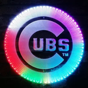 Chicago Cubs Logo RGB LED Sign