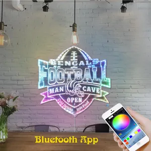 Cincinnati Bengals Man Cave RGB LED Sign