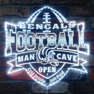 Cincinnati Bengals Man Cave RGB LED Sign