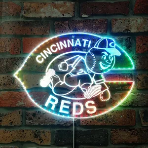 Cincinnati Reds Logo RGB LED Sign
