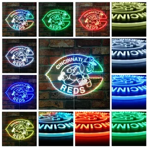 Cincinnati Reds Logo RGB LED Sign
