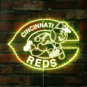 Cincinnati Reds Logo RGB LED Sign
