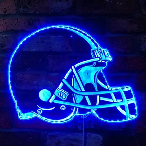 Cleveland Browns Helmet Logo RGB LED Sign