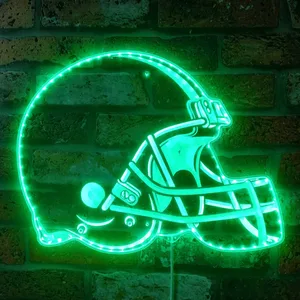 Cleveland Browns Helmet Logo RGB LED Sign