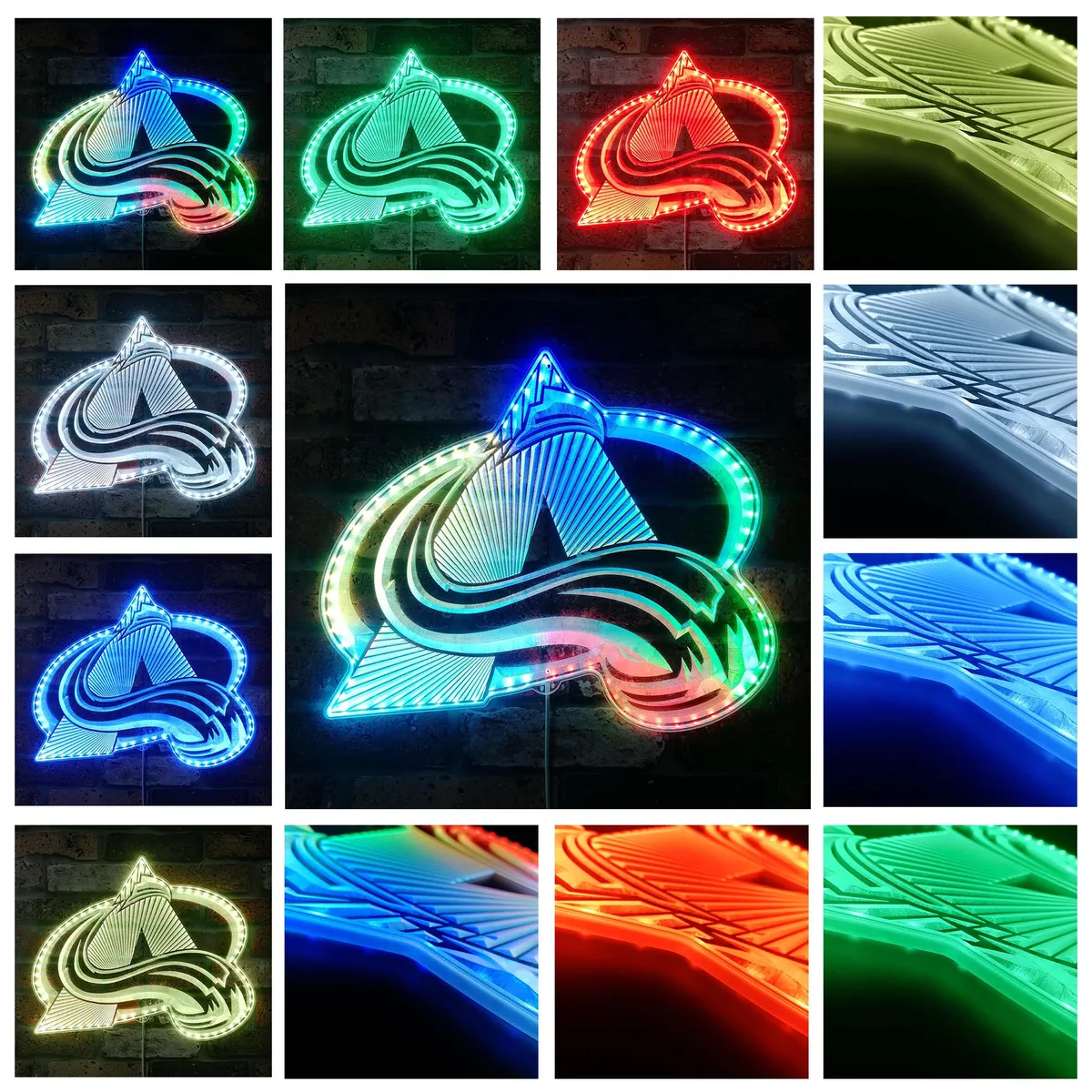 Colorado Avalanche Logo RGB LED Sign