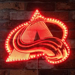Colorado Avalanche Logo RGB LED Sign