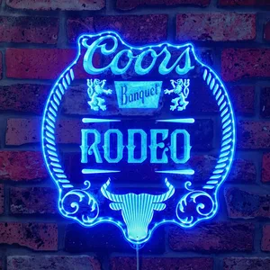 Coors Banquet Rodeo RGB LED Sign