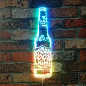 Coors Light Bottle RGB LED Sign