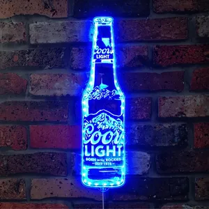 Coors Light Bottle RGB LED Sign