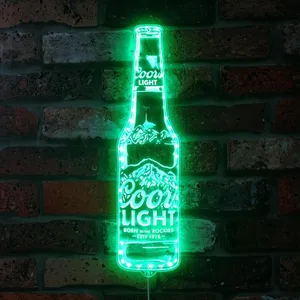 Coors Light Bottle RGB LED Sign