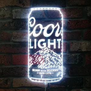 Coors Light Can RGB LED Sign