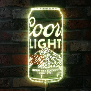 Coors Light Can RGB LED Sign