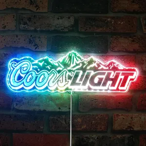 Coors Light Logo RGB LED Sign