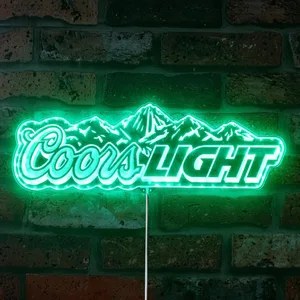 Coors Light Logo RGB LED Sign