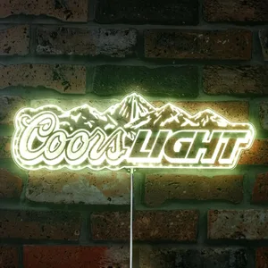 Coors Light Logo RGB LED Sign