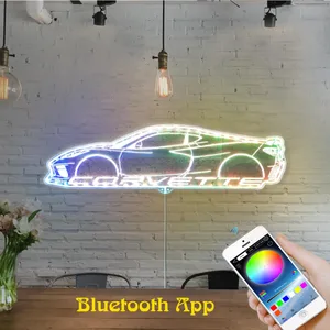 Corvette Corvette C8 RGB LED Sign