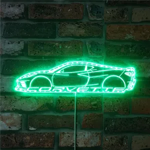 Corvette Corvette C8 RGB LED Sign
